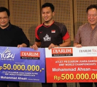 Ahsan Juga Disiram Bonus dari PB.Djarum